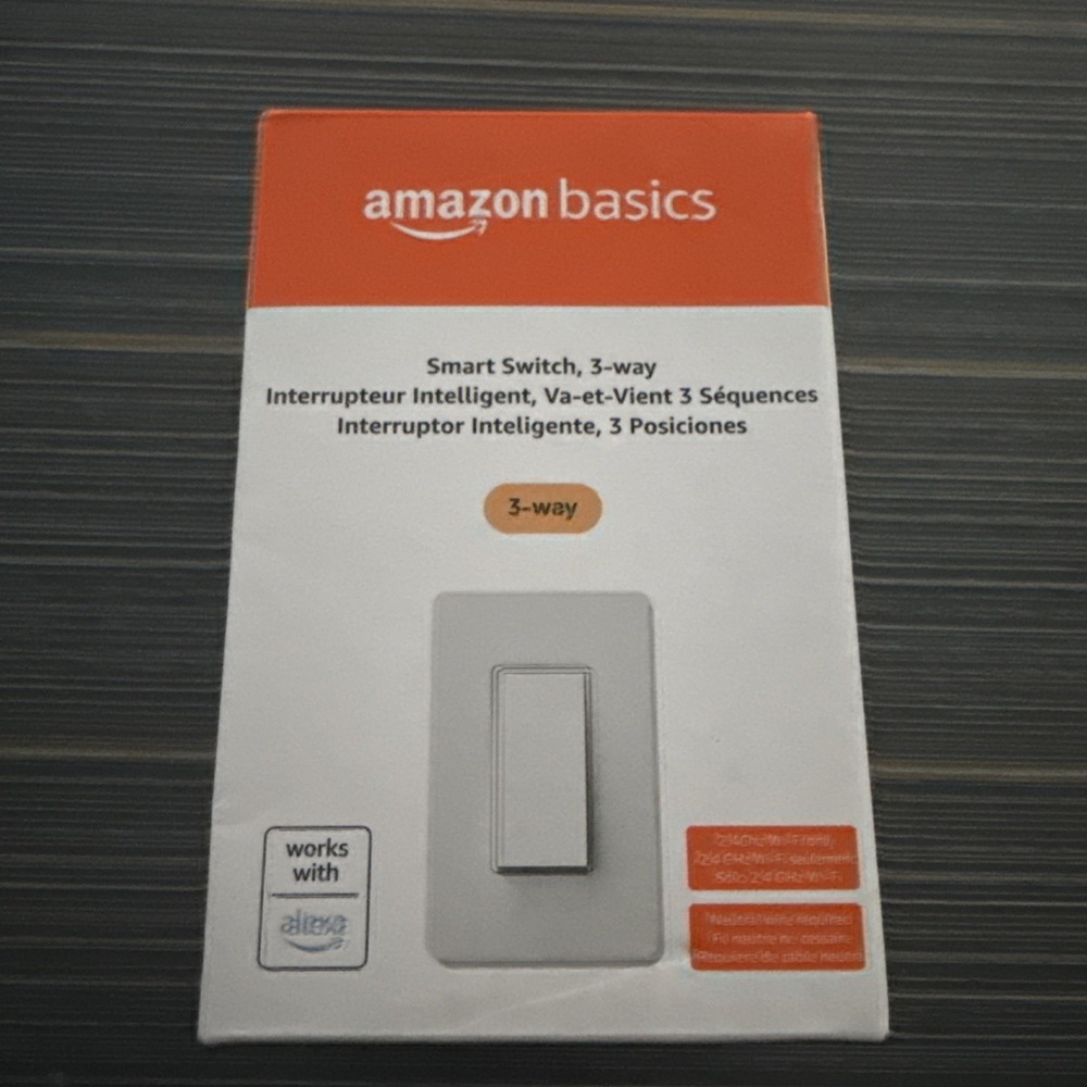 Amazon‎ Basics Smart 3-Way Switch Compatible with Alexa
